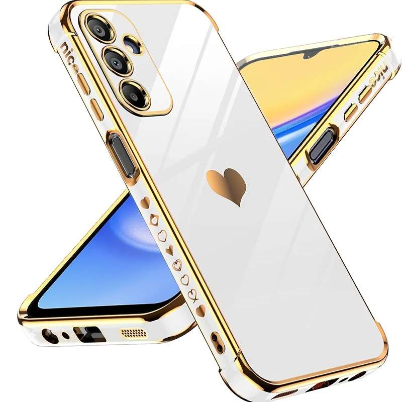 1pc White For Samsung Galaxy A36 Phone Cases