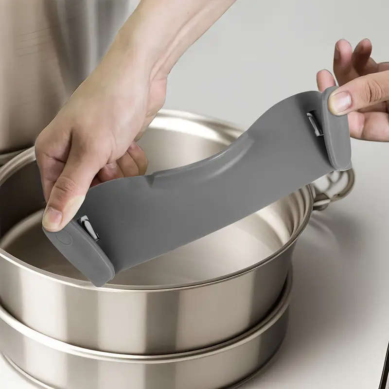 1pc strainer silicone pot strainer adjustable silicone clip on strainer for pots pans and bowls kitchen pot strainer hand held pot drainer fruit washing filter for noodles pasta veggies food strainers colander with clip kitchen tools details 2