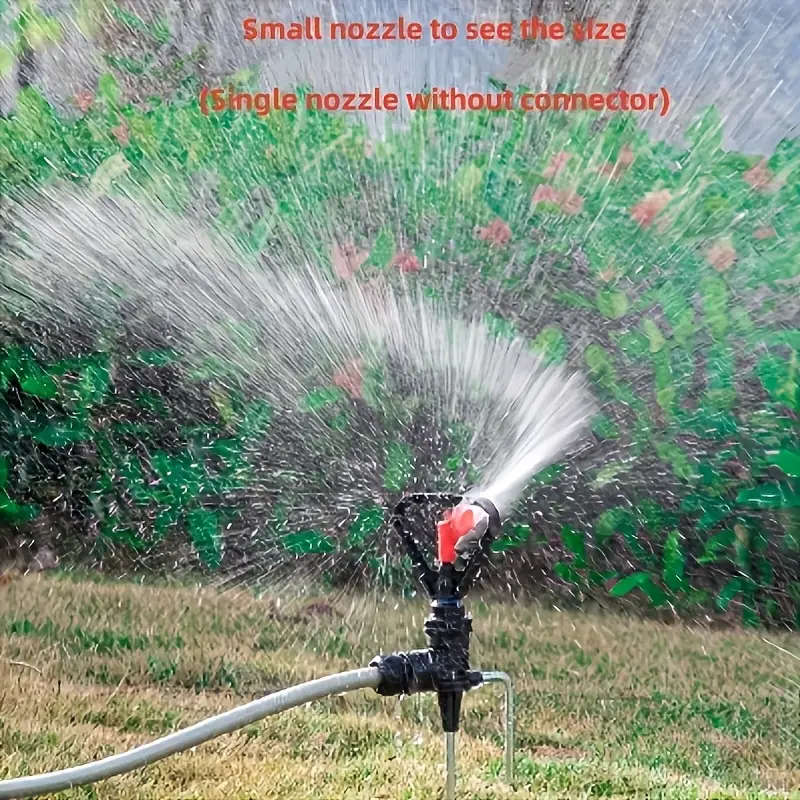 1pc Butterfly-Shaped Rotating Garden Nozzle Durable Plastic Heart Rain Design for Lawn Irrigation Co
