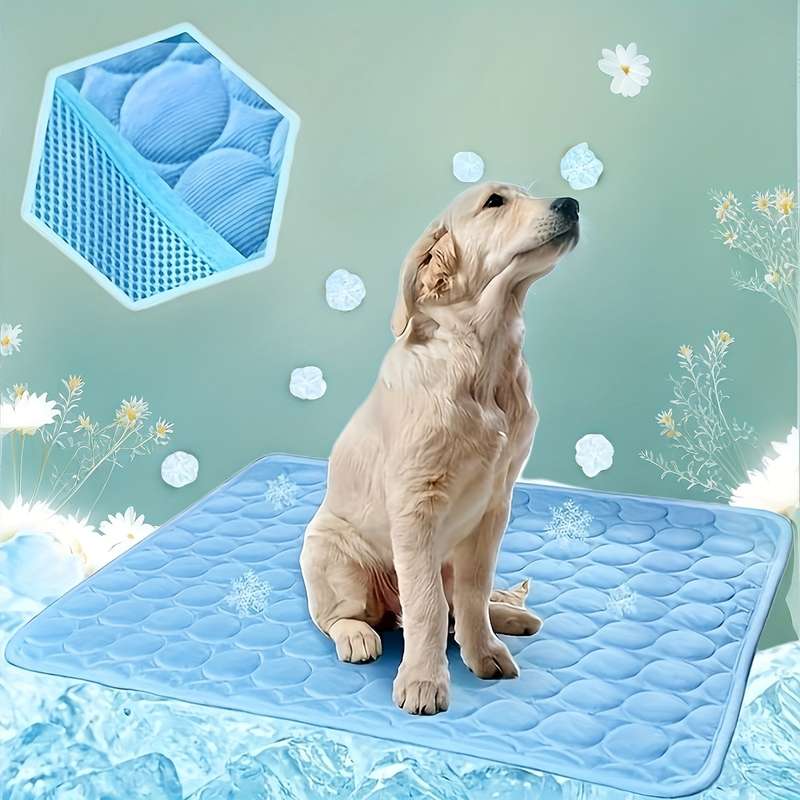 1piece Ice Sliky Fiber Fabric Cooling Mat Coffee Color Cooling Pad Size 2 XL