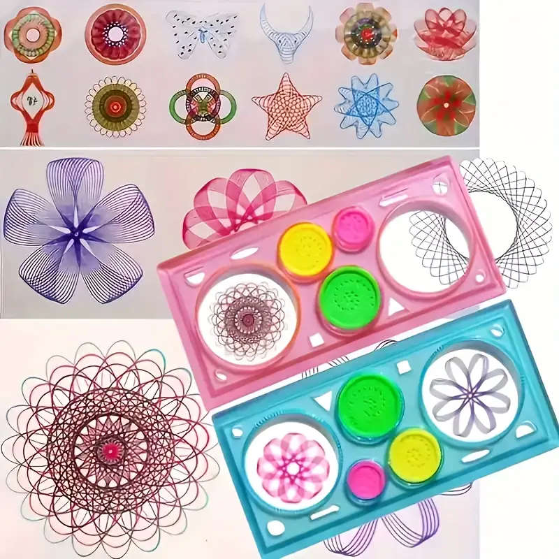 Creative Spiral Geometry Ruler