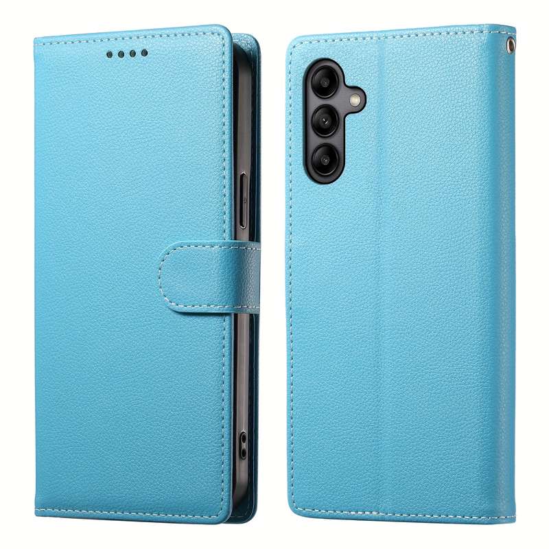 1pc Light Blue For Samsung Galaxy A15 Phone Cases