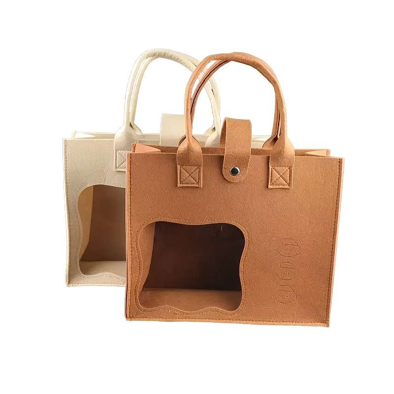 1pc Beige Pet Bag