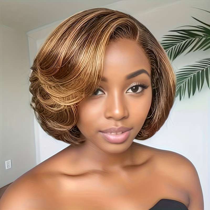 1Pc Mixed Color 25.4cm Fashion Design Wig