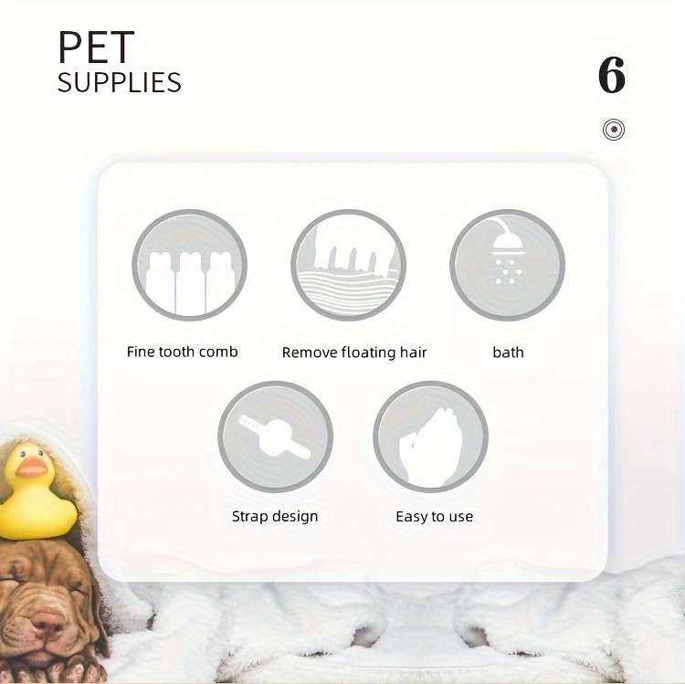 1pc Pink Pet Comb