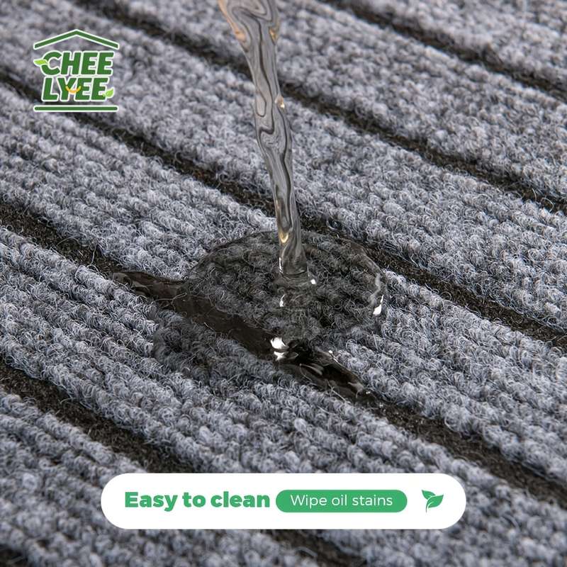 1Pc Light Gray 40x200cm Floor Mat