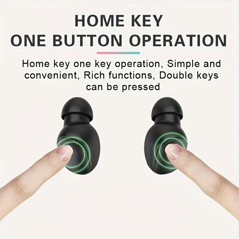 Wireless Earbuds with Long Battery Life Lightweight Portable Comfort Fit for Sports Commuting Daily