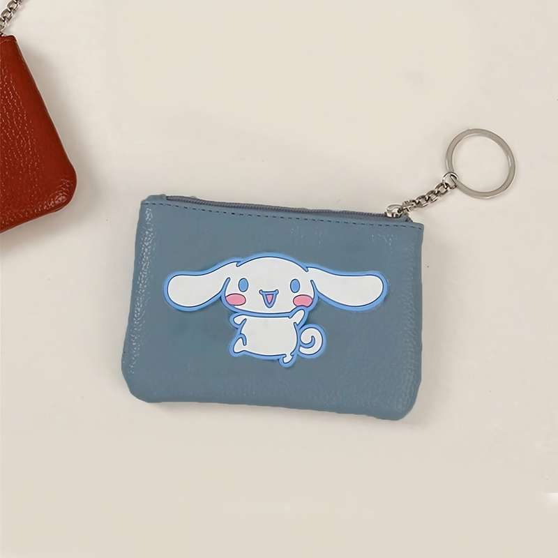 1pc Sanrio Hello Kitty Kuromi Cute Cartoon Coin Purse Compact Zippered Wallet for Coins Li