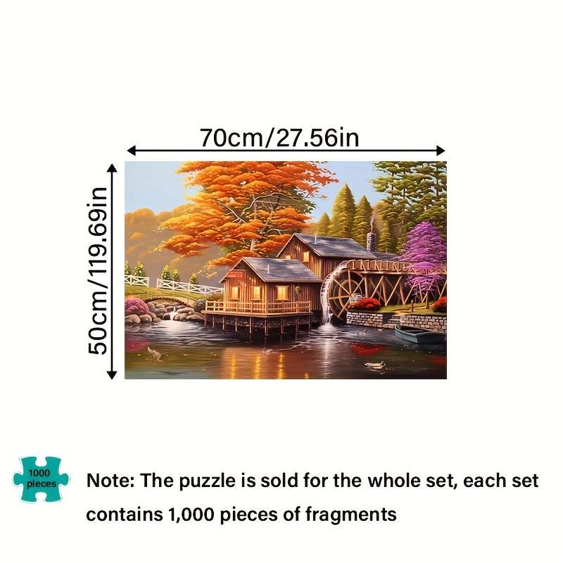 1000 Piece Paper Jigsaw Puzzle For Adults