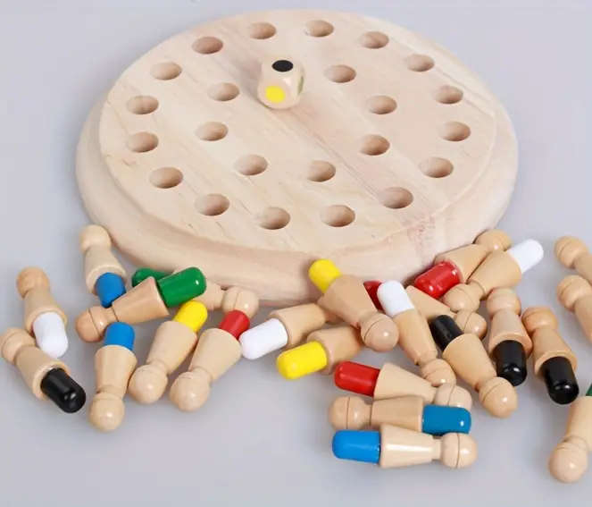 Wooden Memory Match Game