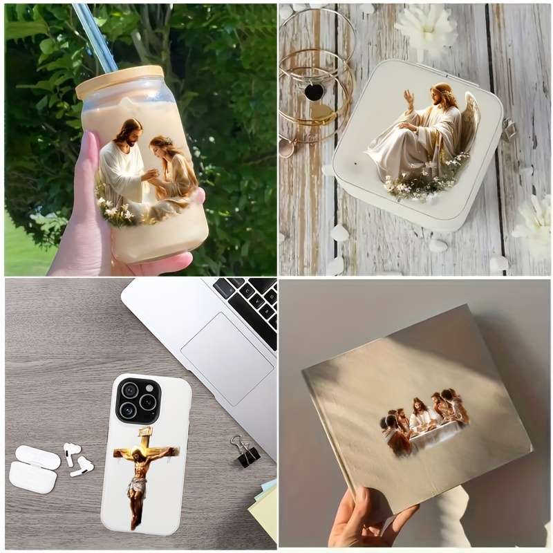 1pc  Jesus Christian Themed Stickers
