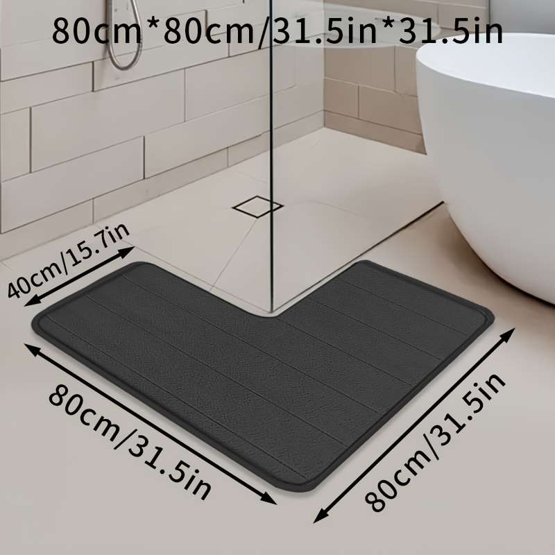 1Pc Coffee 1 100.0x100.0cm Floor Mat