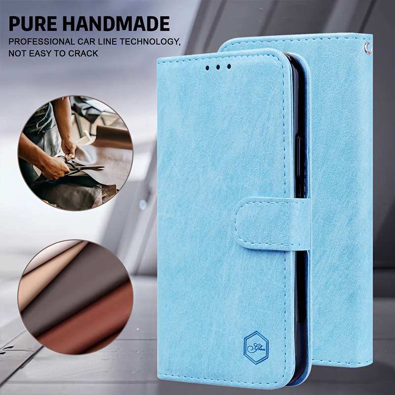 1pc Light Blue For Samsung Galaxy A56 Phone Cases
