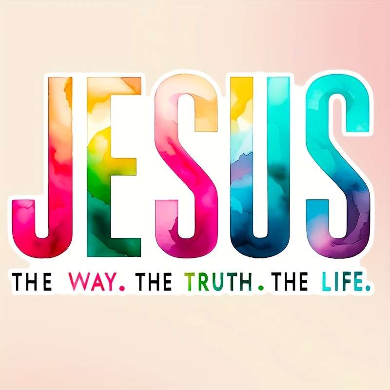 1pc Jesus Christian Themed Stickers
