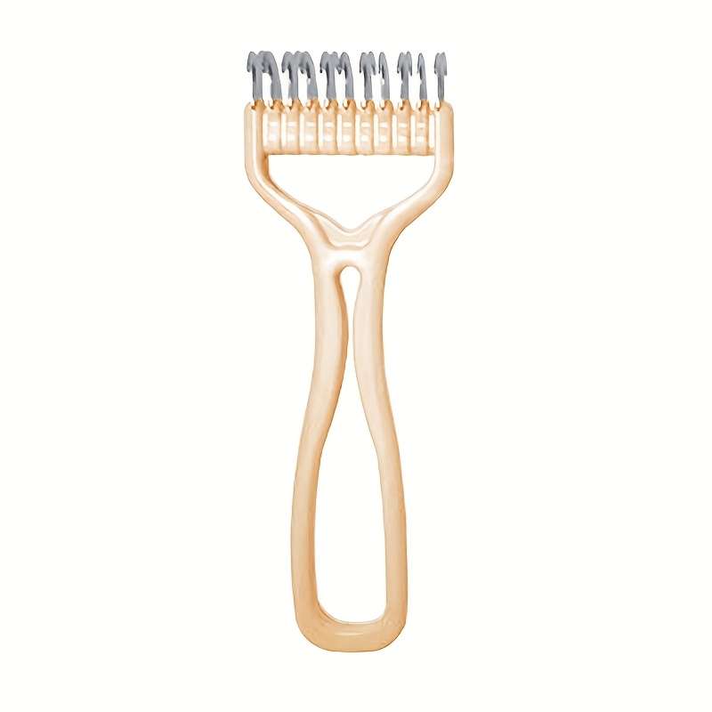 1pc Orange Size S 11Add6 Teeth Pet Comb