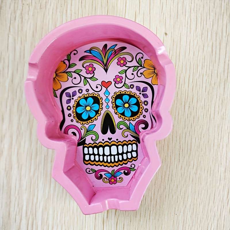 1pc Creative Skull-Shaped Ashtray for Easter Decoration
