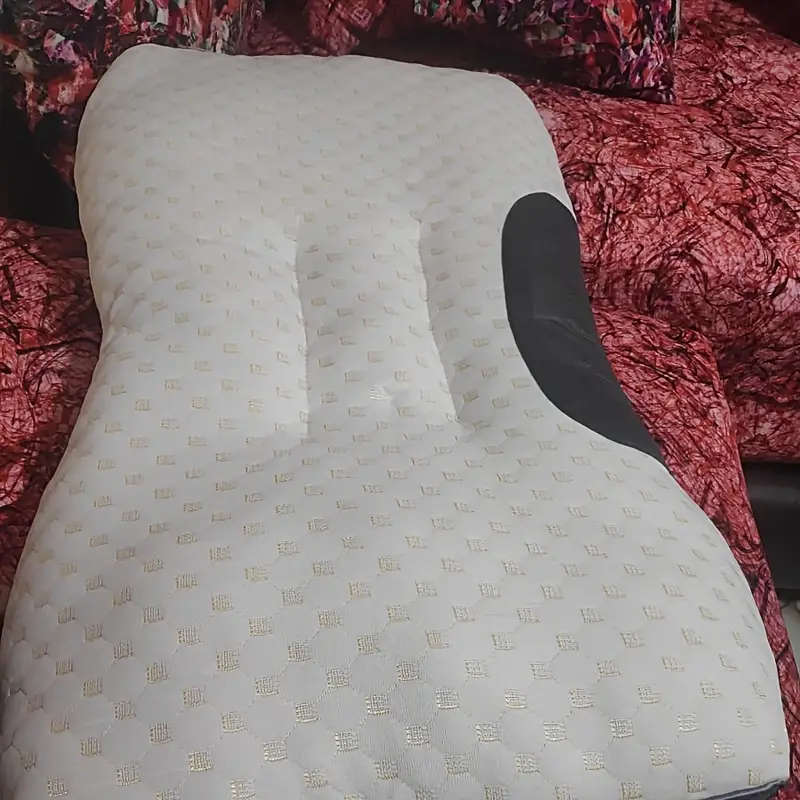 Ergonomic Orthopedic Neck Pillow - Soft, Adjustable Contour Support