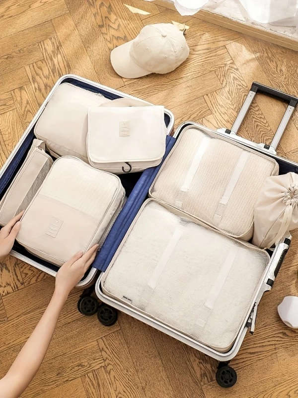 7Piece Ultimate Travel Organizer Set