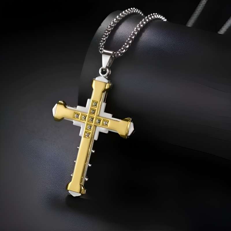 1 Piece Blue Jesus Theme Pendant