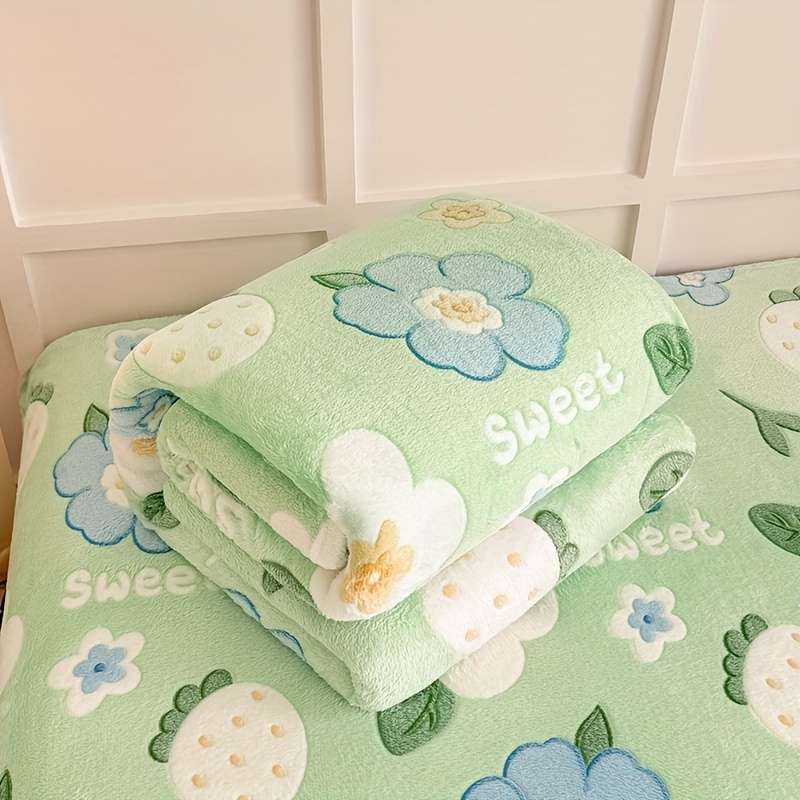 1ps Blanket Color Fresh Flowers size 150x200cm