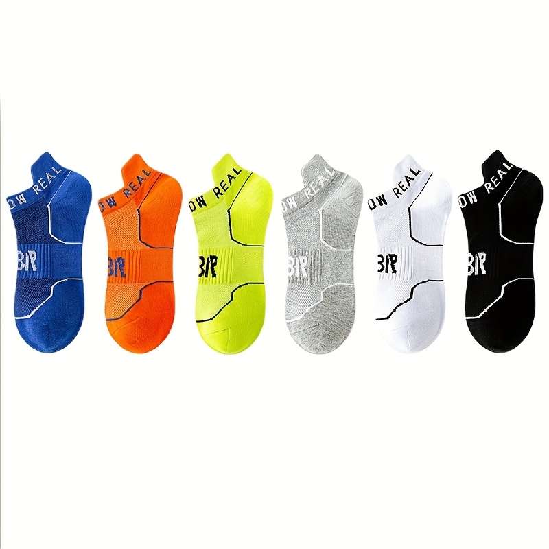 6 Pairs Yellow One Size High Elastic Socks