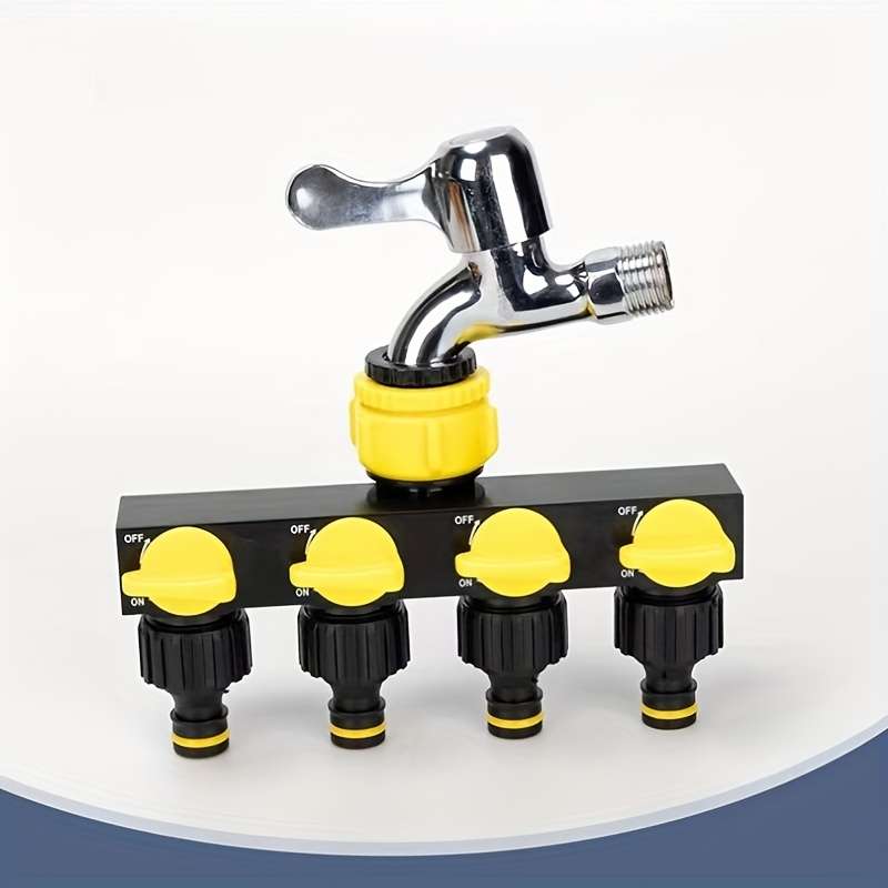 1Pc Red Outdoor Garden Diverter Adapter Hose Connector