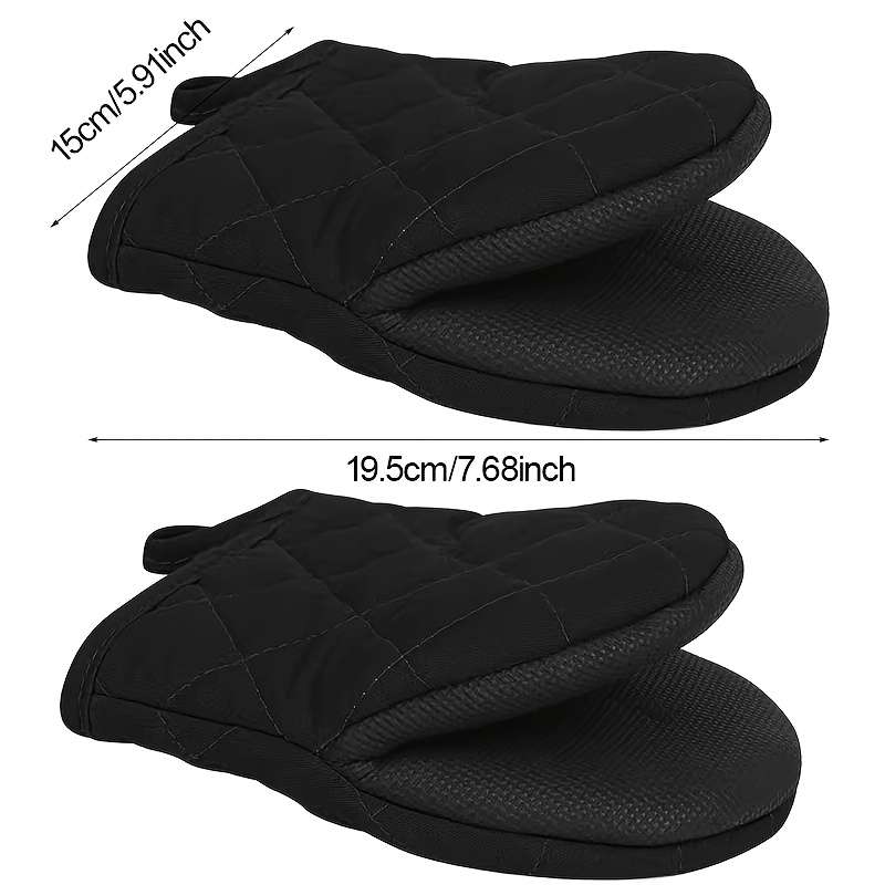 1pc Multi-Ply Silicone Kitchen Mitts Heat Resistant Cooking Baking Gloves for Thanksgiving