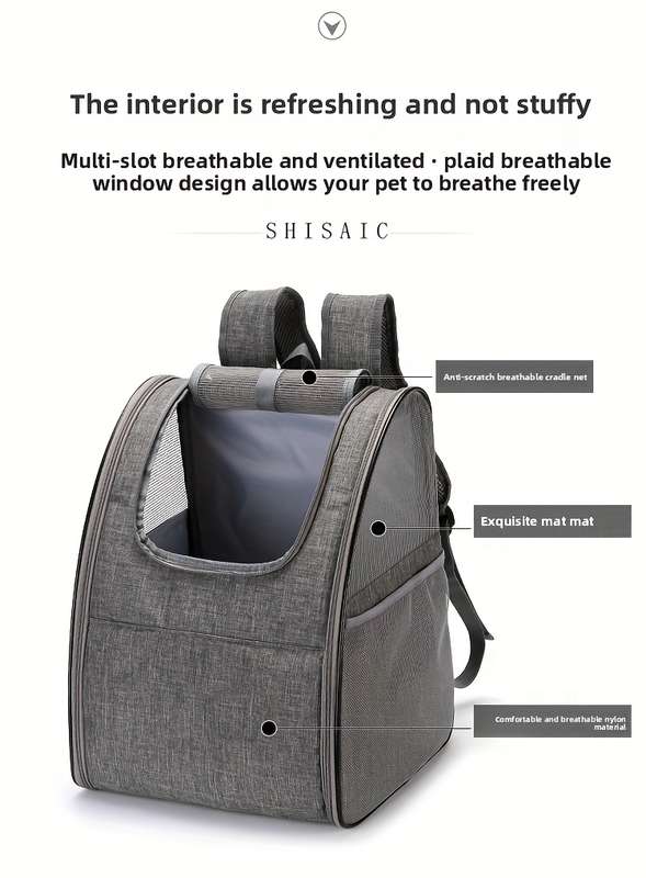 1pc grey Pet Bag