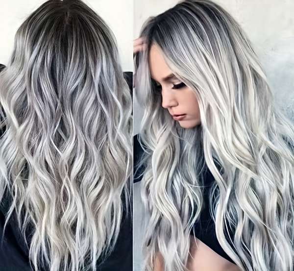 1Pc Mixed Color 60.96cm Fashion Design Wig
