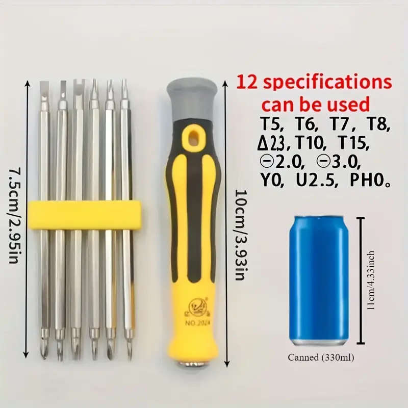 1 Set Ultimate Magnetic Screwdriver Set Precision Engineering For Versatile Repair Strong Magnetic