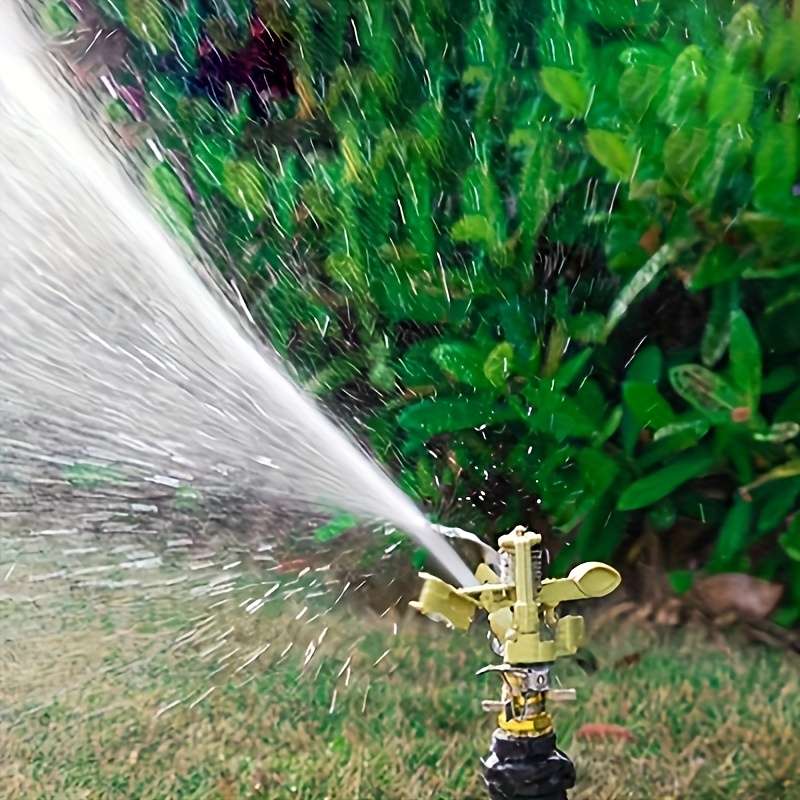 1Pc Metal Garden Sprinkler With Multi Component Kit