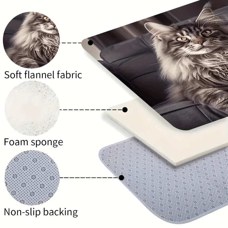 1Pc 15.7x23.6inch 40x60cm Floor Mat