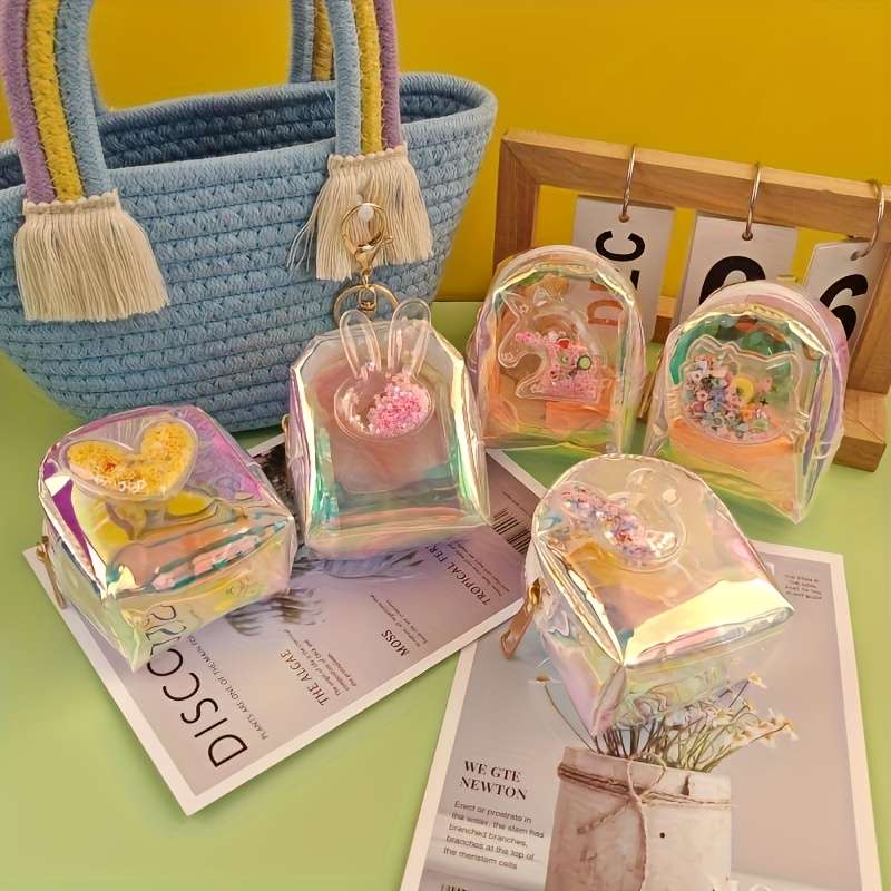 1pc One piece per pack 3 colors available kitten crown and rabbit coin purse cartoon cute pet T