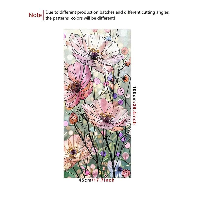 1pc Colorful Door Window Sticker