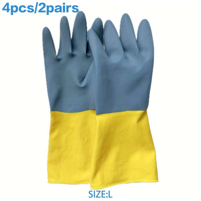 2 Piars Size XL Household Cleaning Gloves