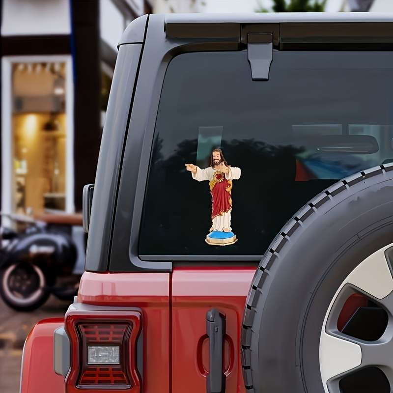 2pcs Jesus Christian Themed Stickers