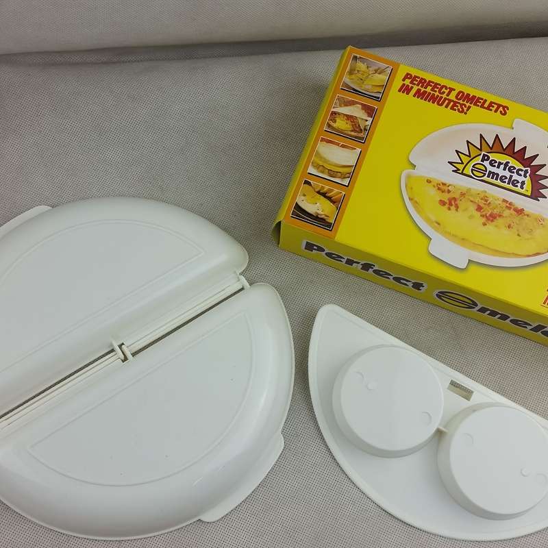1pc Leak-Proof Microwave Egg Storage Container with Lid Portable Food Organizer for Camping