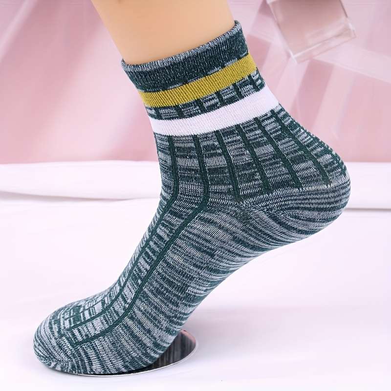 10 Pairs Mixed Color One Size High Elastic Socks