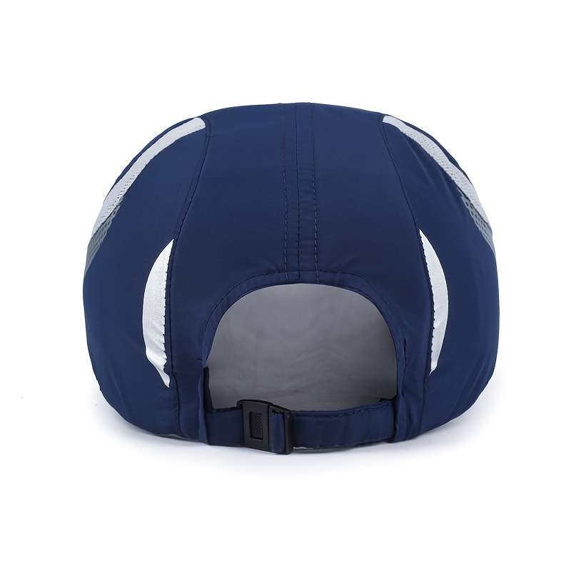 1pc 1 EDIKO Quick-Dry Sport Cap Adjustable Breathable Mesh Back Sun Protection Hat for Outdoor A