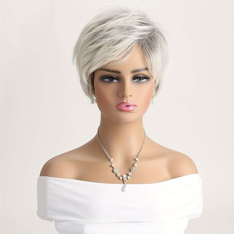 1Pc Mixed Color 25.4cm Fashion Design Wig