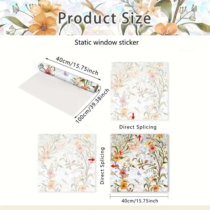 1Pc 40x100cm Door Window Sticker