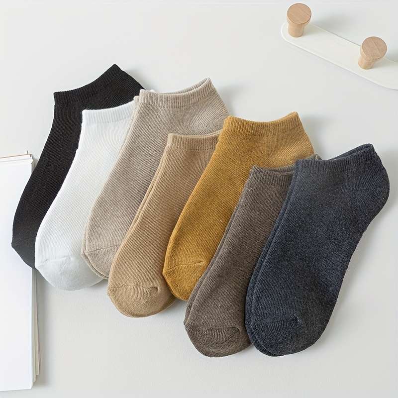1Pairs Sock Seven Pairs Of Mixed Colors  One Size