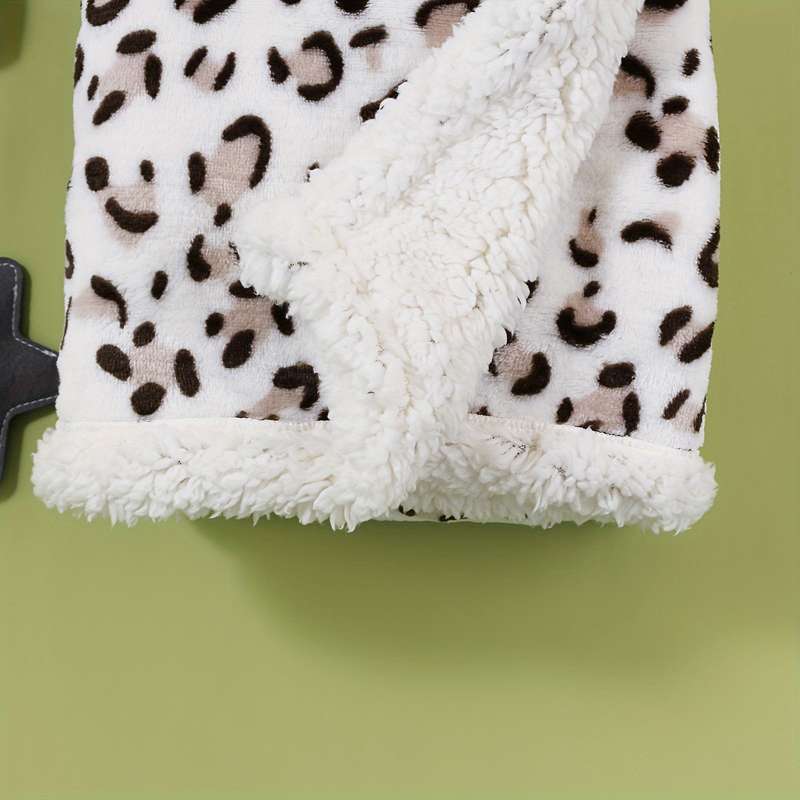 1ps Blanket Color Leopard Print