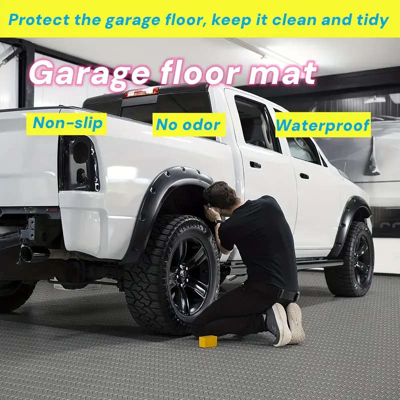 Heavy Duty 1.5mm Thick Grey Garage Floor Mat