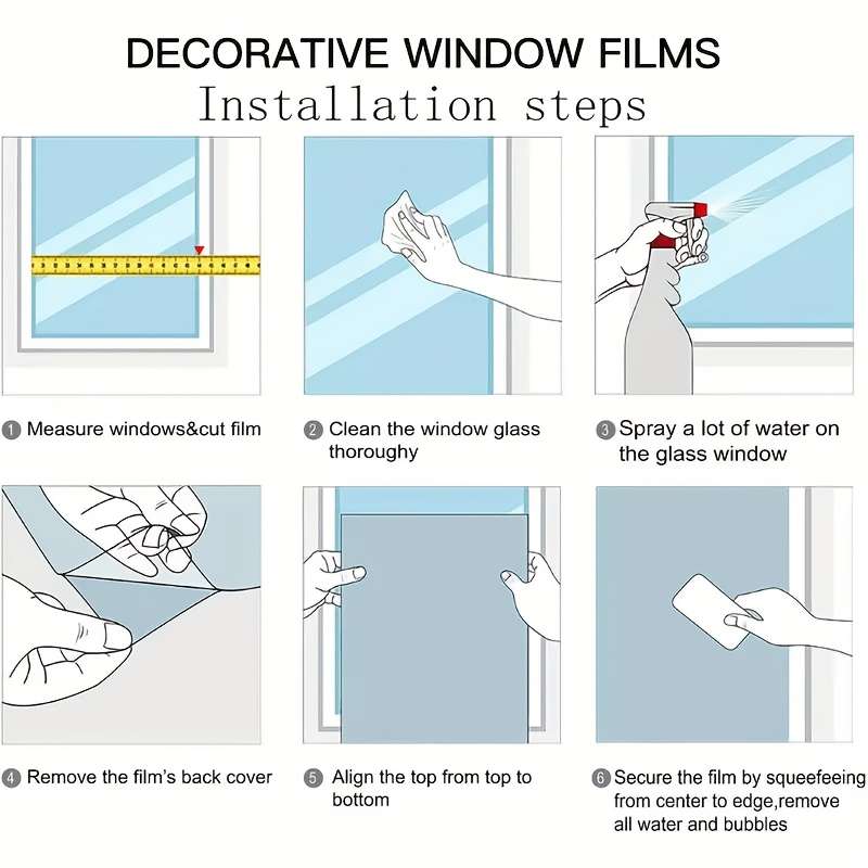 1Pc 40x100cm Door Window Sticker