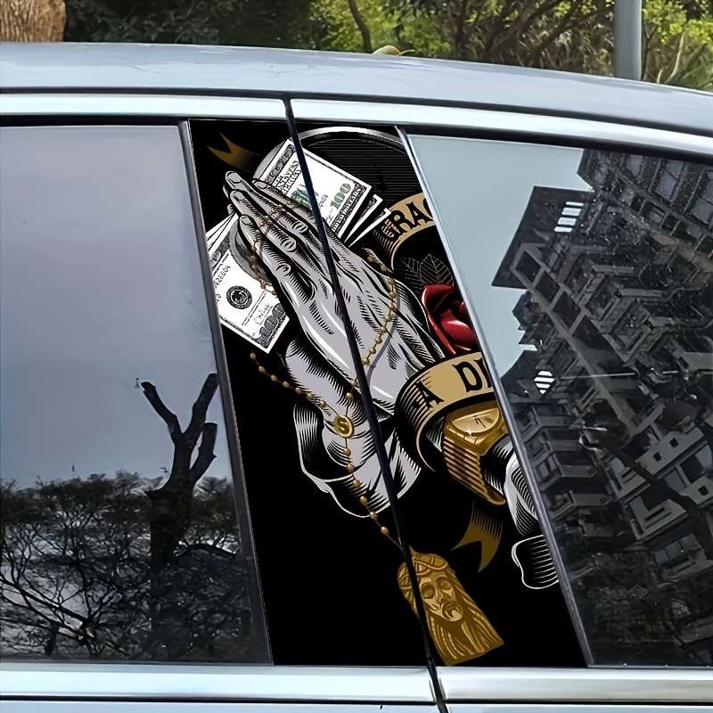 2pcs Jesus Christian Themed Stickers