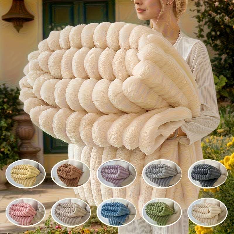 1ps Blanket Color Khaki size 70x100 cm  27.56 x 39.37 inches