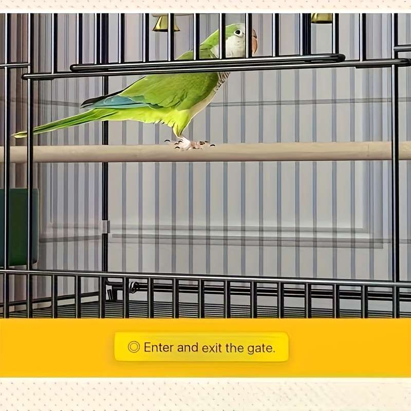 1pc Dark Gray size Single Layer Two Rows 79*49*45CMPet Cage
