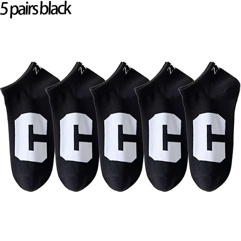 5 Pairs Mixed Colors Random One Size High Elastic Socks