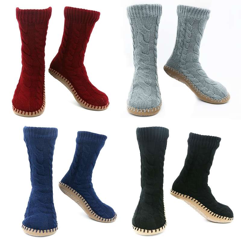 1 Pair Dark Red A L-XL 40-45 Socks
